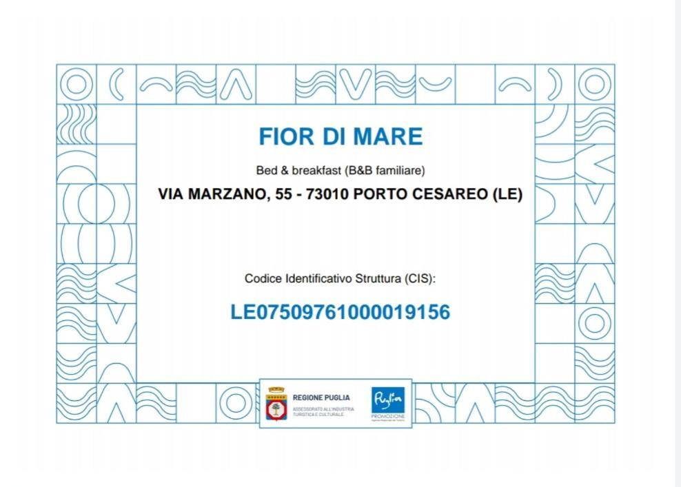B&B Fior Di Mare Porto Cesareo Εξωτερικό φωτογραφία